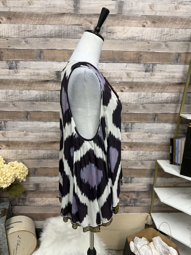 Scotch & Soda Maison Scotch Silk Sleeveless Top 2