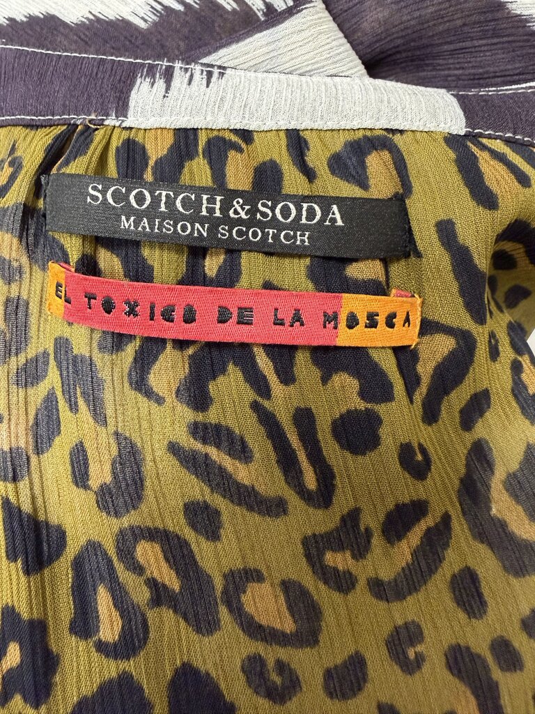 Scotch & Soda Maison Scotch Silk Sleeveless Top 2