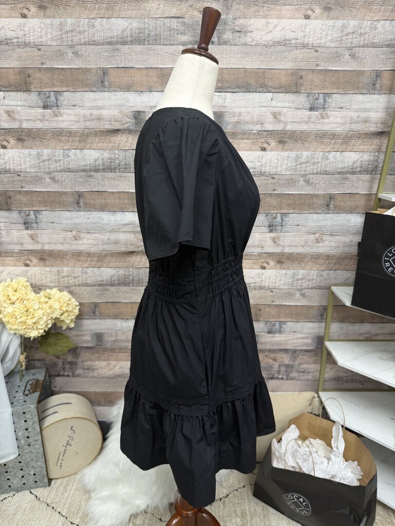 Anthropologie Black Mini Dress S