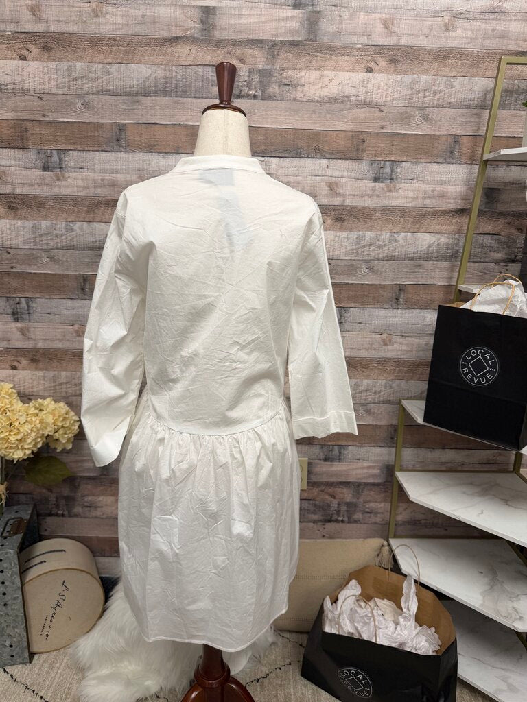 Tuckernuck Royal White Shirt Dress M