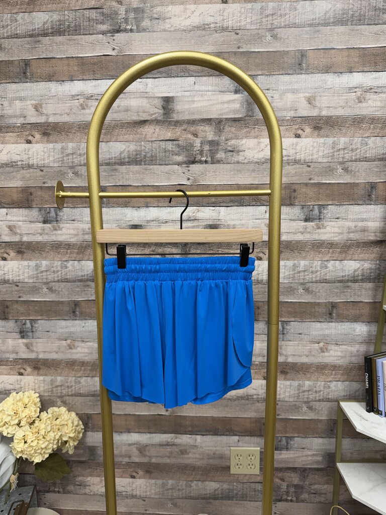 Running Sports Blue Athletic Shorts M