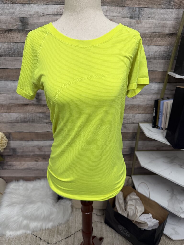 Lululemon Yellow Neon Tech Short Sleeve Tee