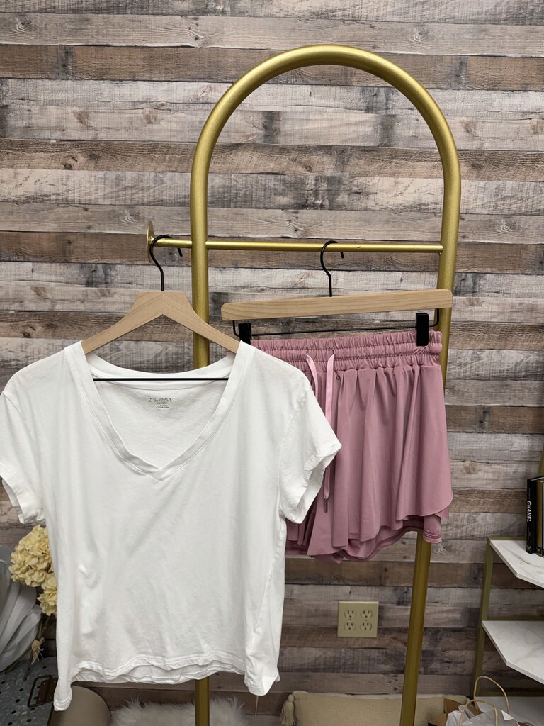 Running Sports Pink Athletic Shorts M