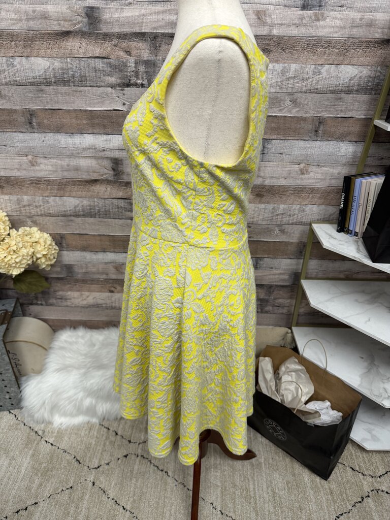 Brixon Ivy Jacquard Textured Knit Sleeveless Dress M
