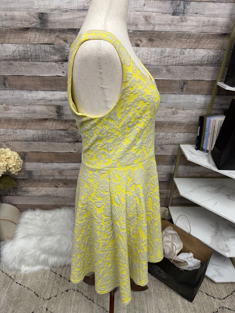 Brixon Ivy Jacquard Textured Knit Sleeveless Dress M