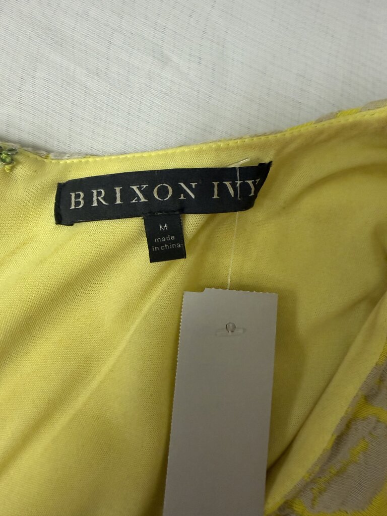Brixon Ivy Jacquard Textured Knit Sleeveless Dress M