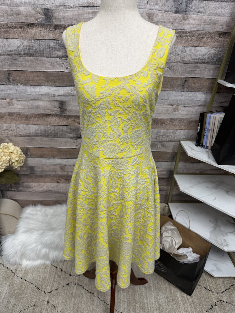 Brixon Ivy Jacquard Textured Knit Sleeveless Dress M