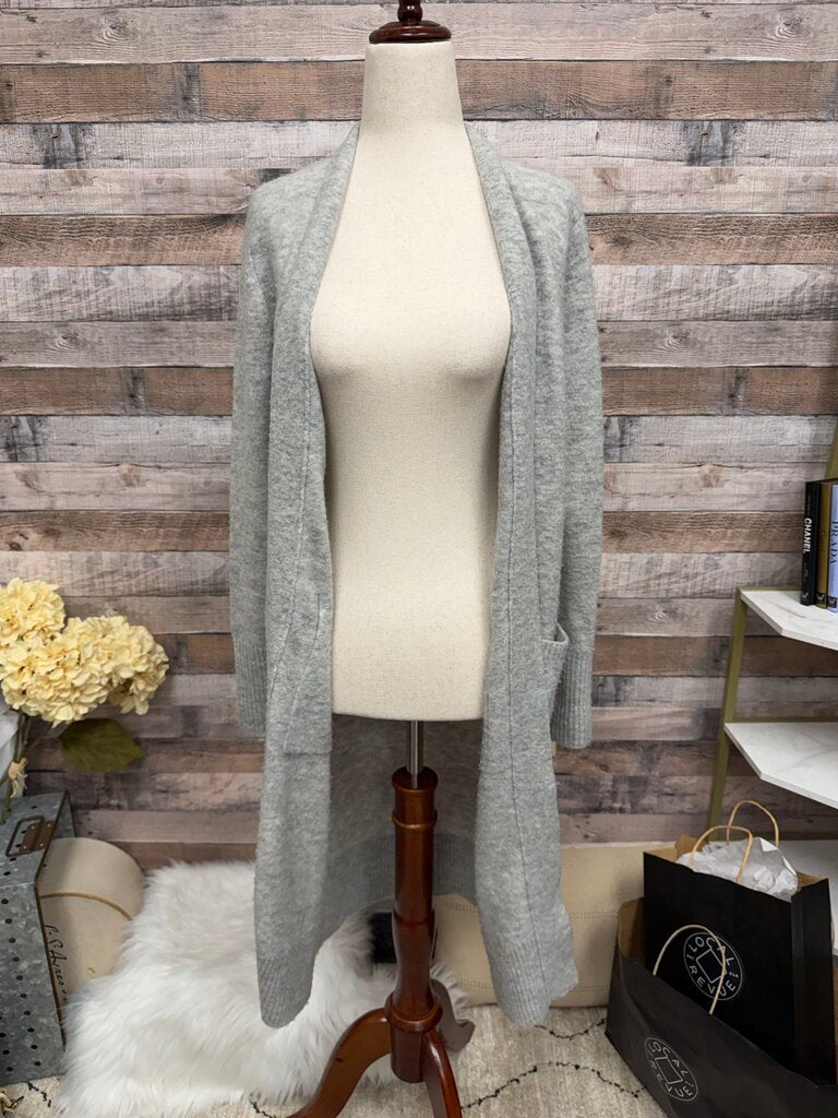 Banana Republic Heather Grey Knit Cardigan