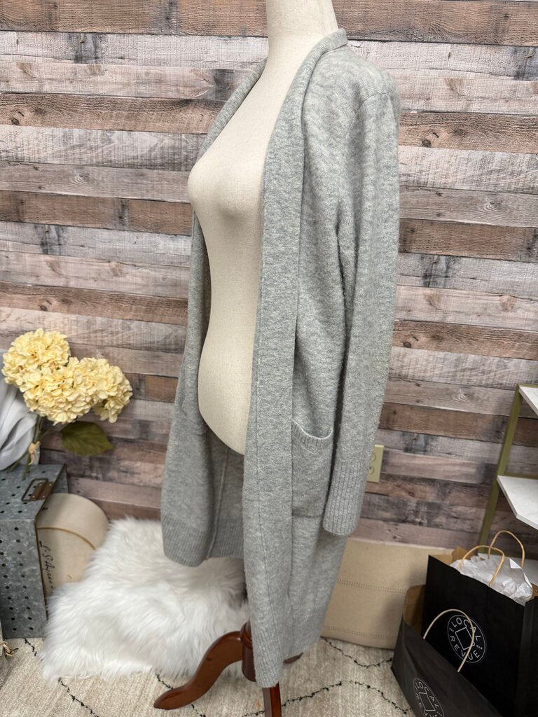 Banana Republic Heather Grey Knit Cardigan