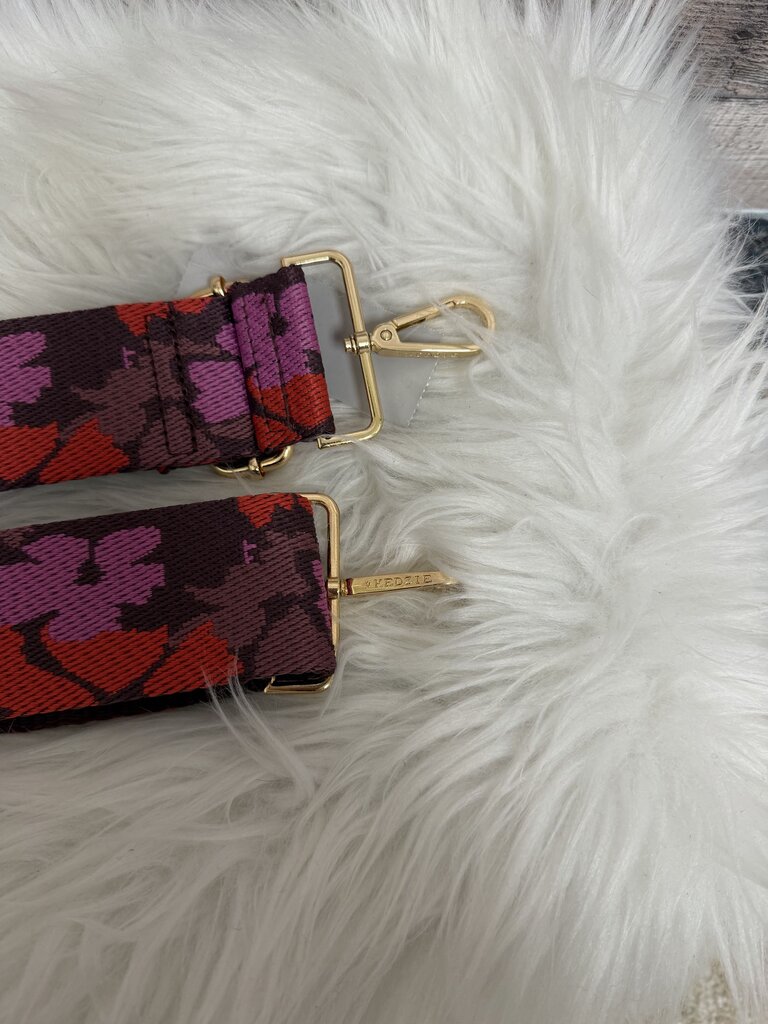 Kedzie Purple Floral Print Crossbody Strap