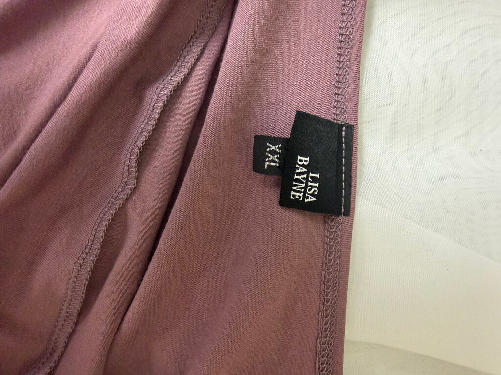 Lisa Bayne Purple Long Sleeve Top