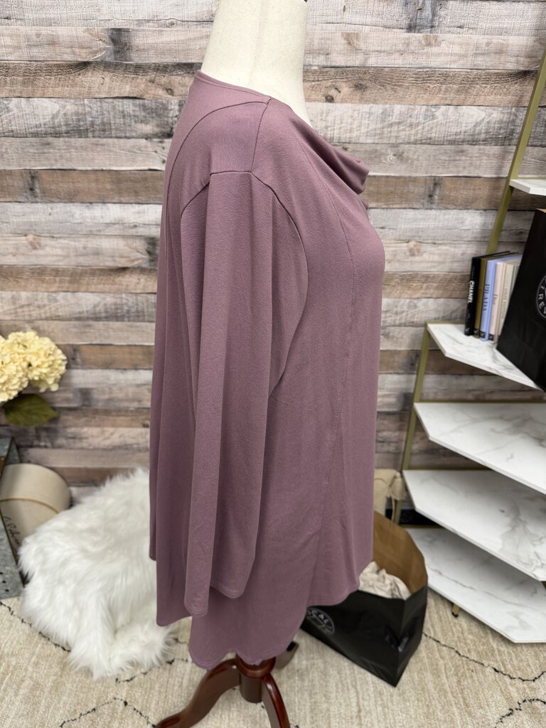 Lisa Bayne Purple Long Sleeve Top