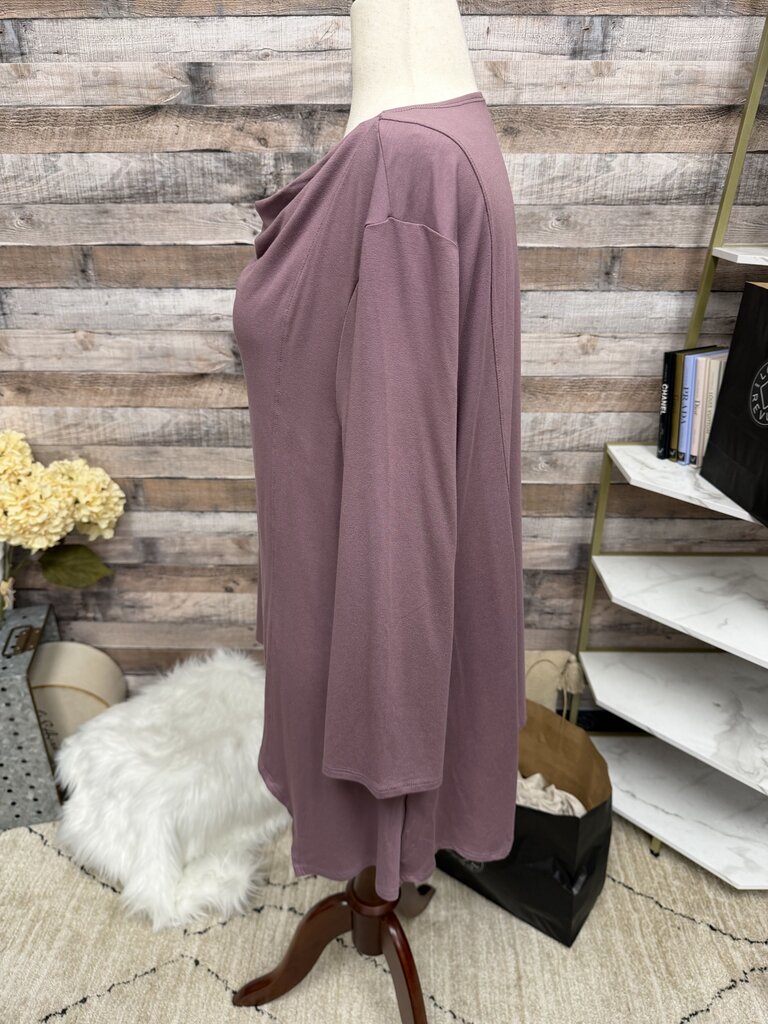 Lisa Bayne Purple Long Sleeve Top