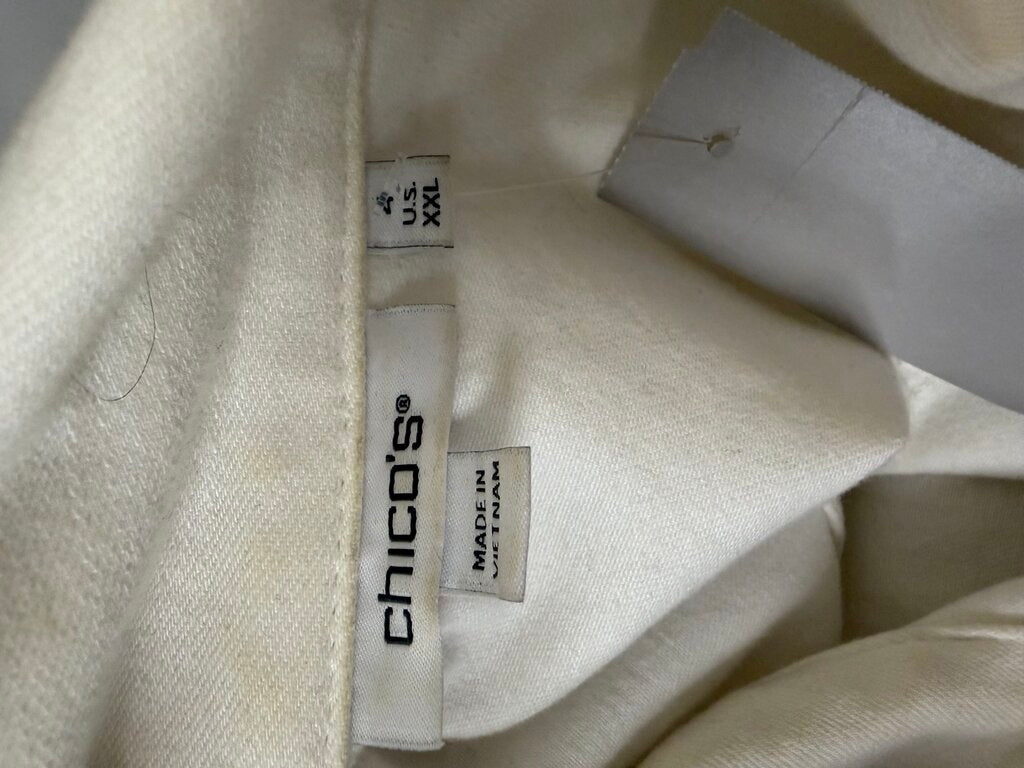 Chico's White Denim Jacket