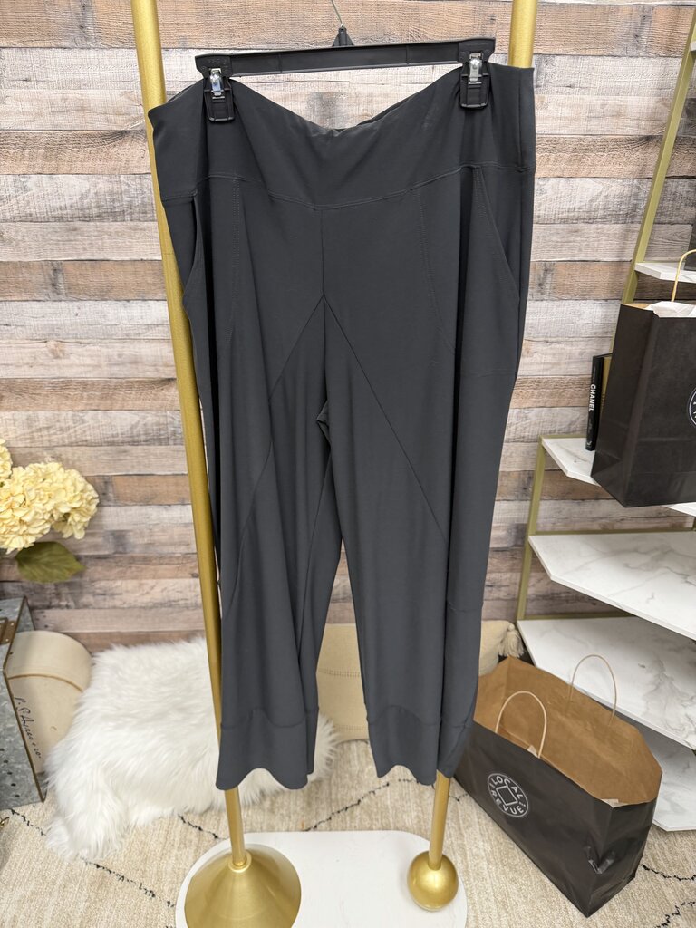 Sympli Grey Wide Leg Cropped Pants