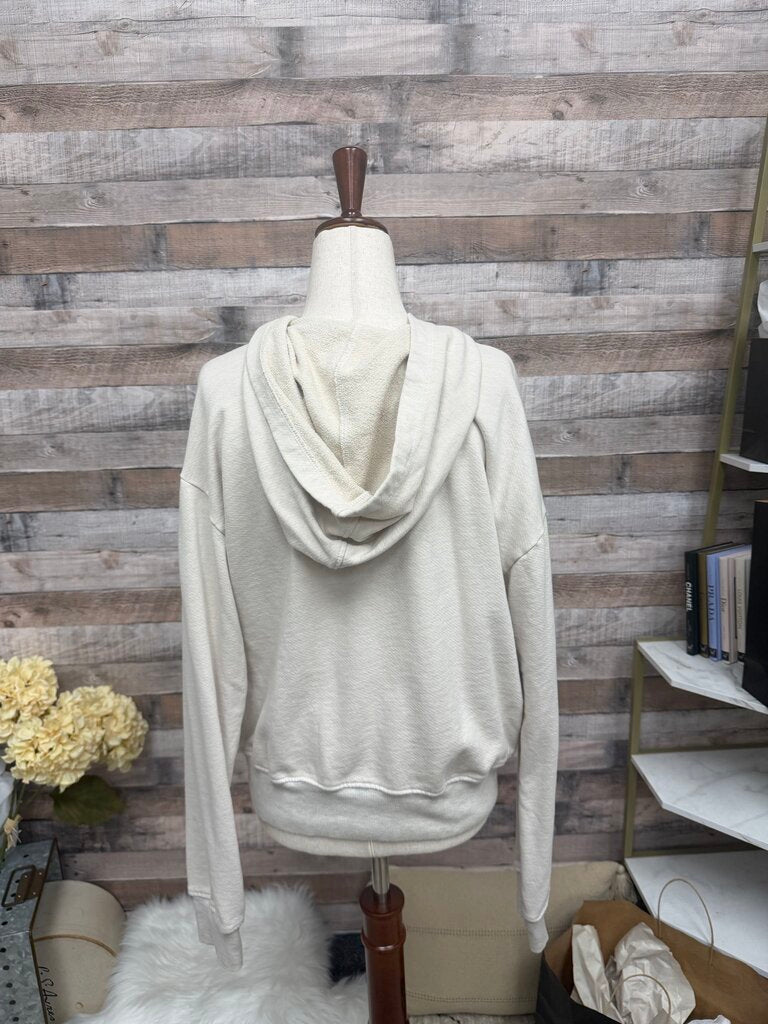 Aritzia t.la Oatmeal Cropped Hoodie