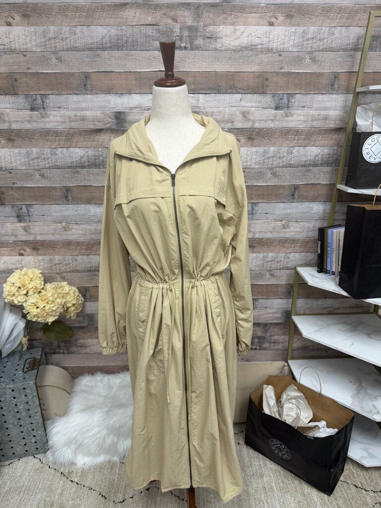 NWT Spiritual Gangster Khaki Rain Trench Coat