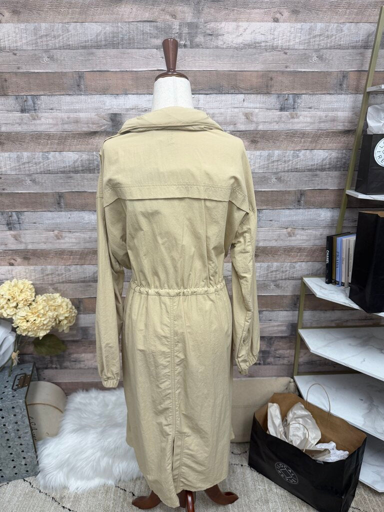 NWT Spiritual Gangster Khaki Rain Trench Coat