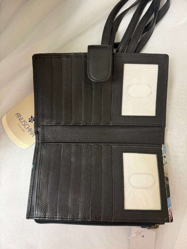 NWT Anuschka Vegas High Roller Crossbody Clutch