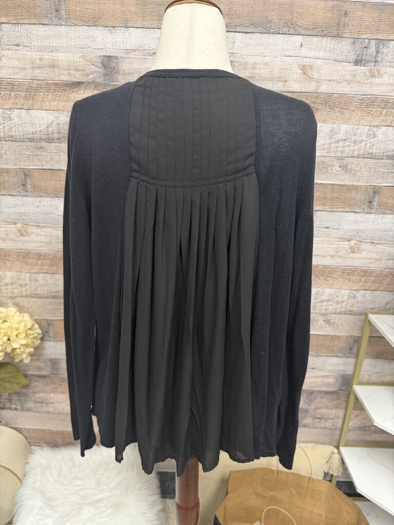 Elle Brand Black Sheer Back Cardigan