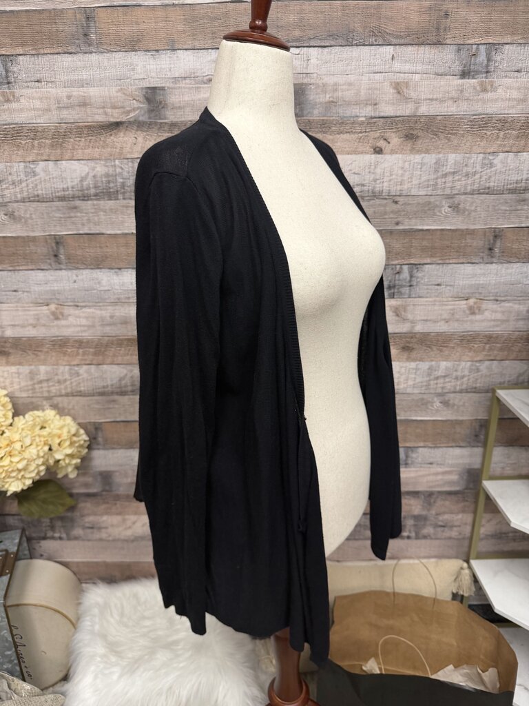 Elle Brand Black Sheer Back Cardigan