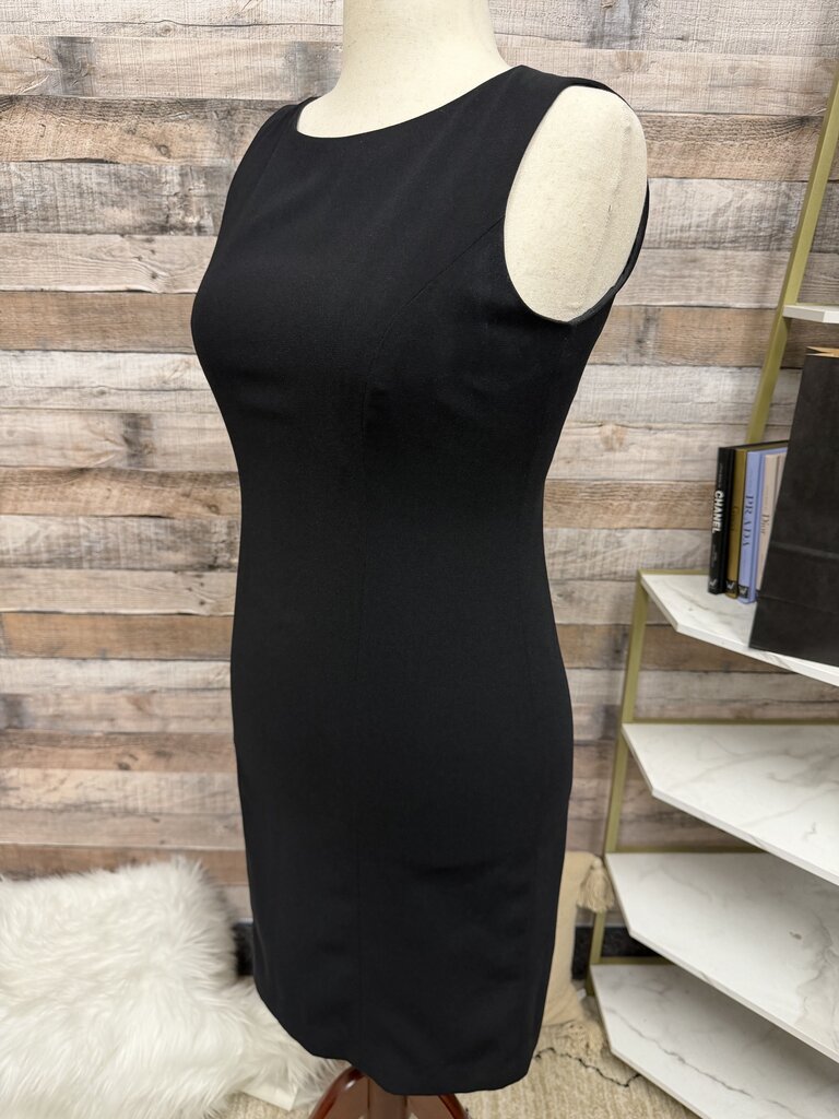 Emma James Black Sleeveless Sheath Dress