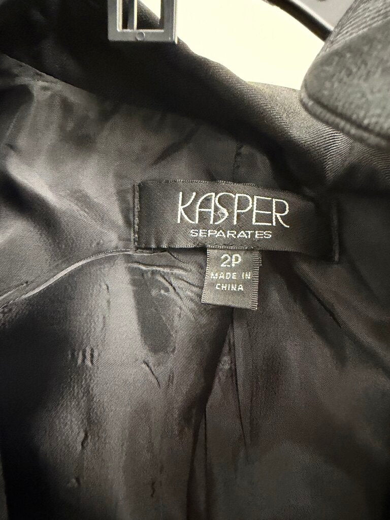 Kasper Black Cropped Blazer