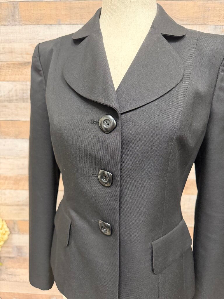 Kasper Black Cropped Blazer