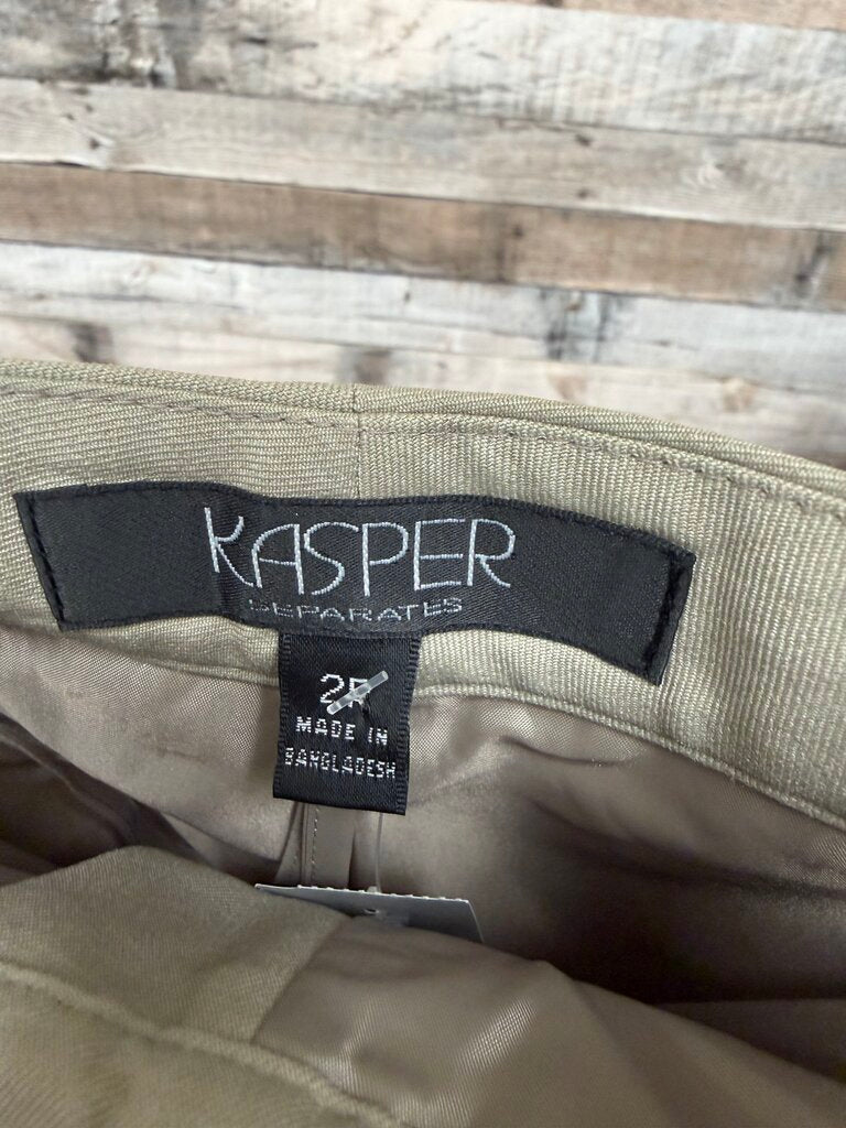 Kasper Khaki Tailored Trousers
