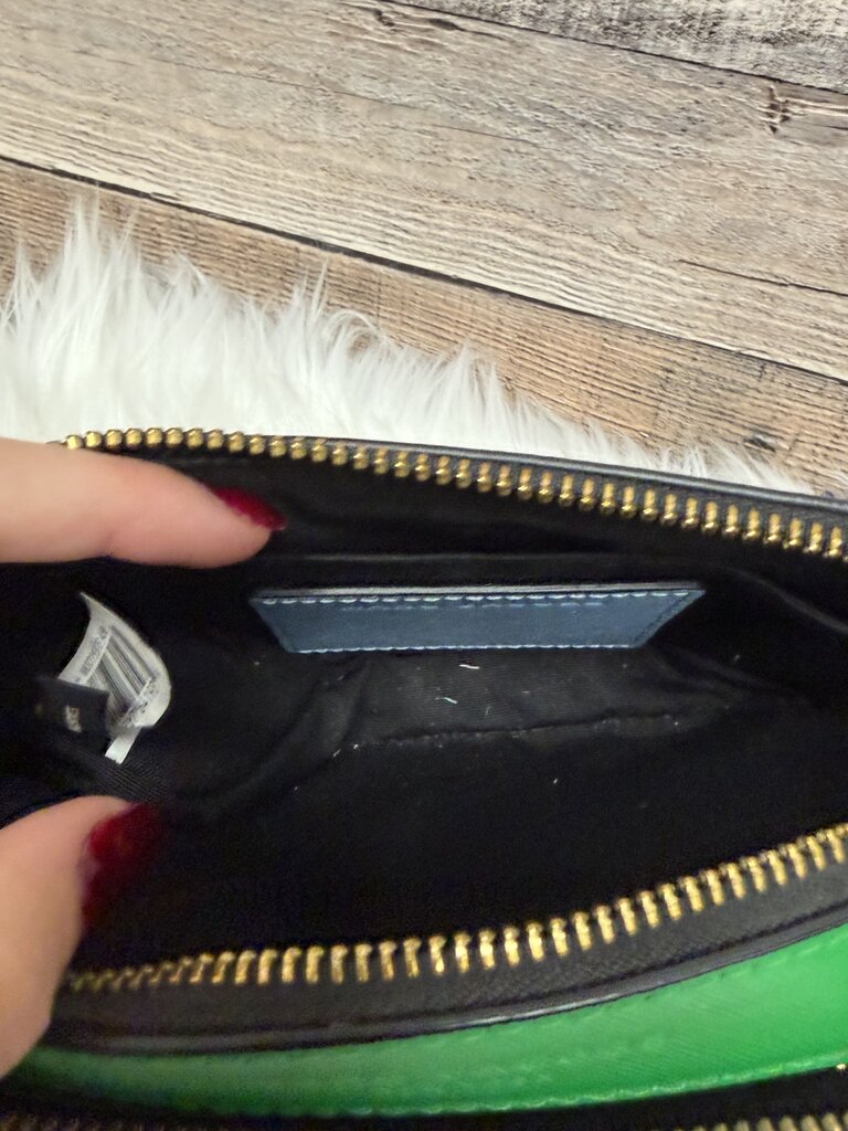 Marc Jacobs Leather Crossbody Blue & Green Camera Bag