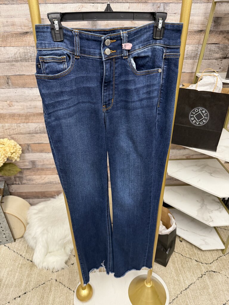 Judy Blue Skinny Ankle & Raw Hem Jeans