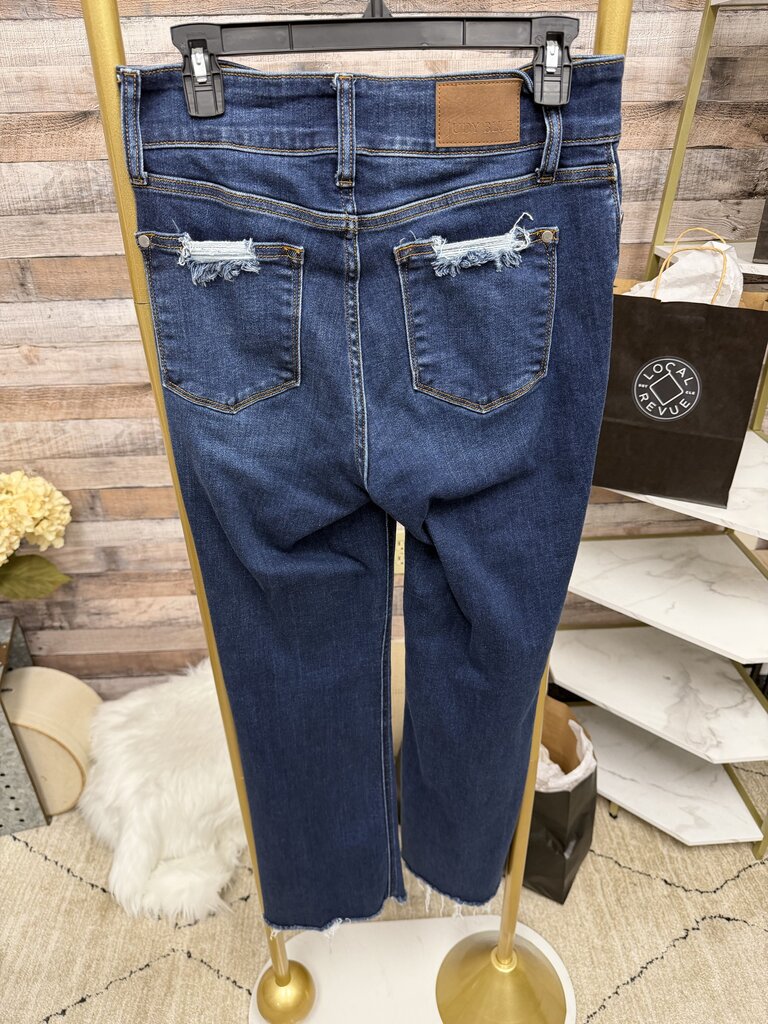 Judy Blue Skinny Ankle & Raw Hem Jeans