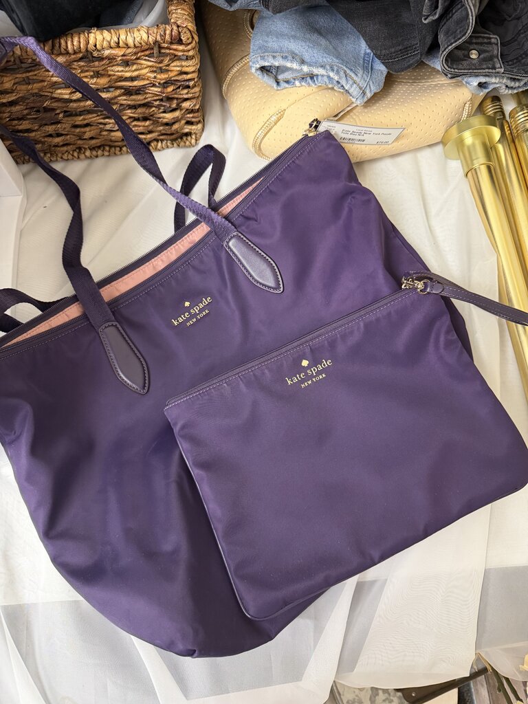 Kate Spade New York Purple Tote Bag