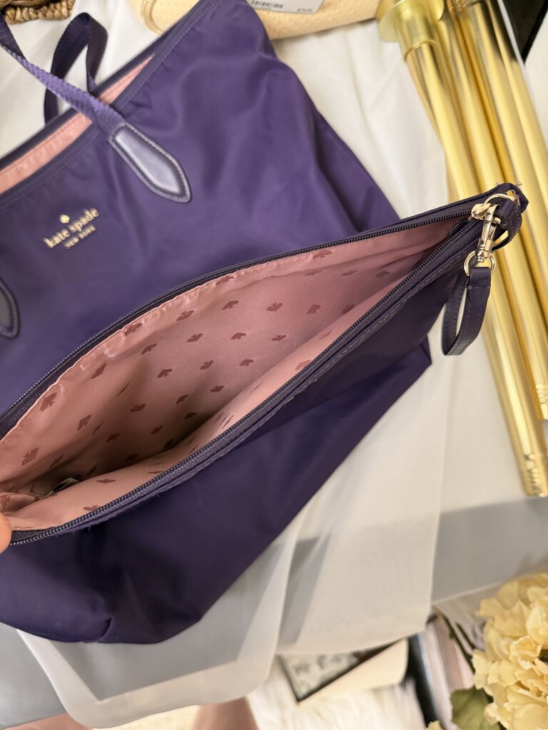 Kate Spade New York Purple Tote Bag