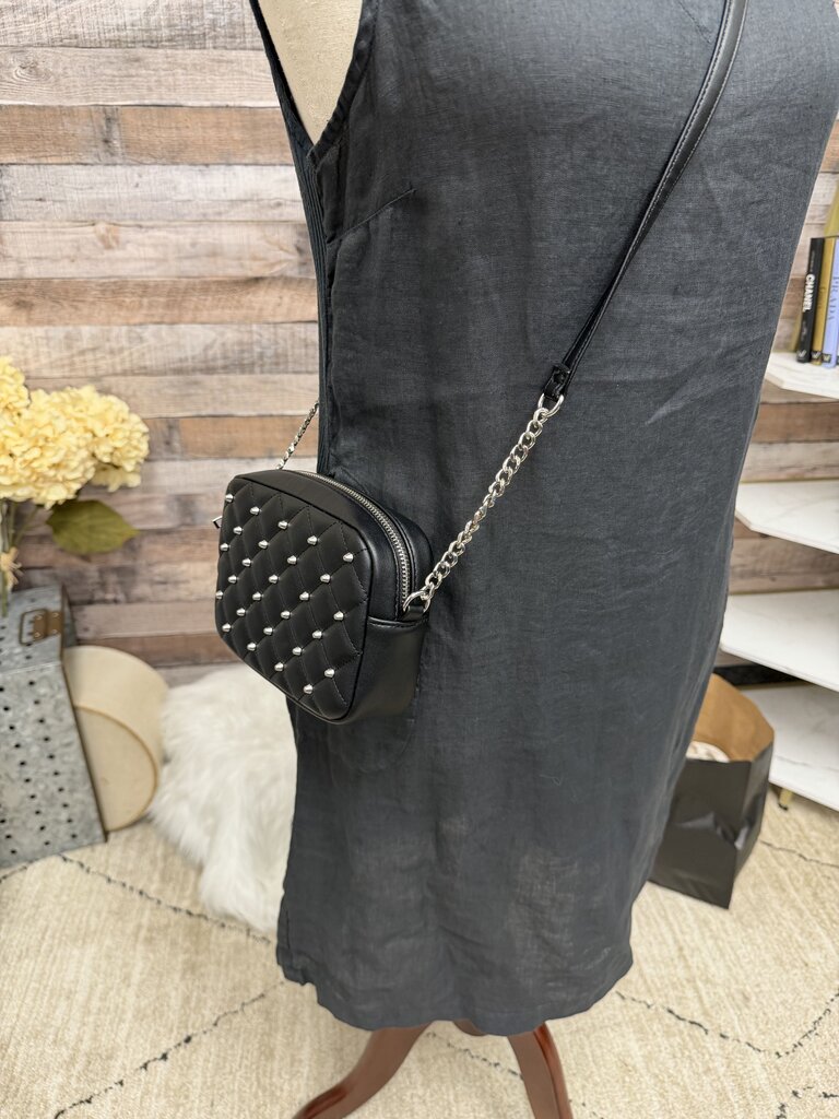 Rebecca Minkoff Black Quilted Spudded Bag