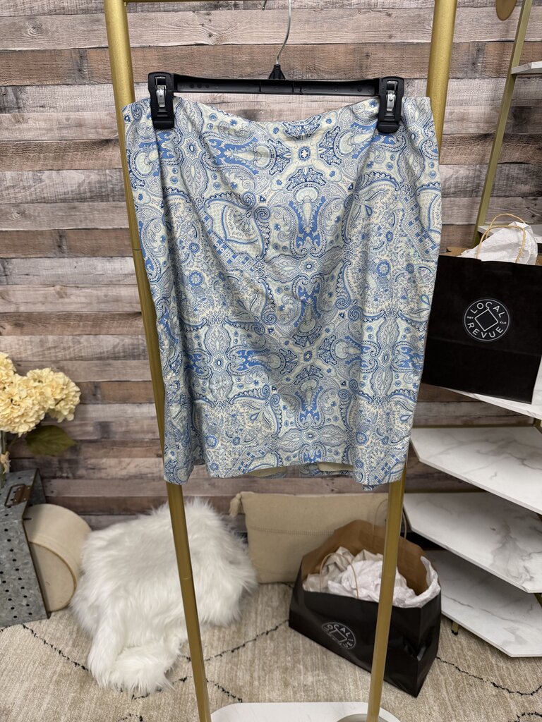 Banana Republic Paisley Print Pencil Skirt