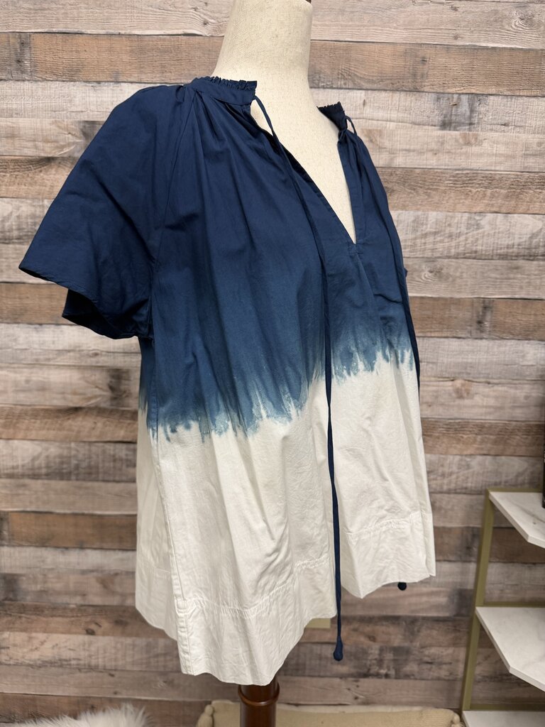 Apiece Apart Tie-Dye Print Short Sleeve Top