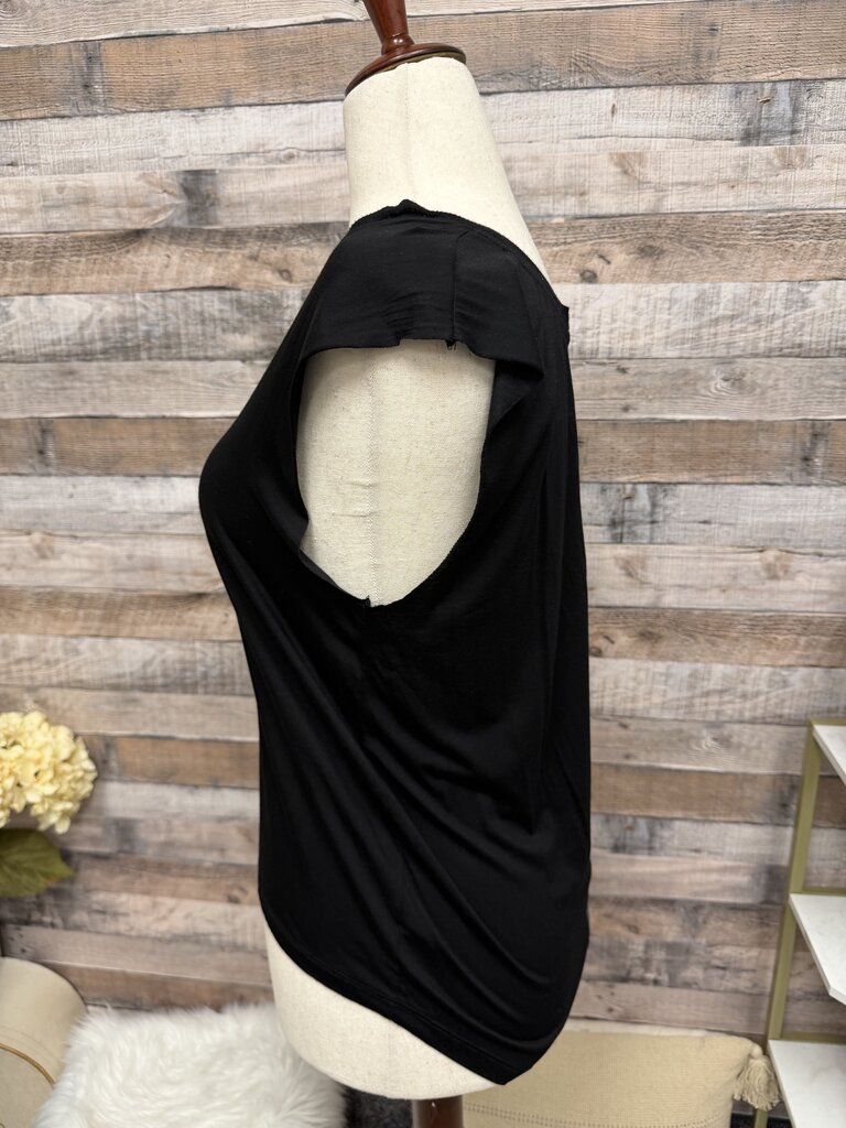 Feel The Peace By Terre Jacobs Black Cowl Top