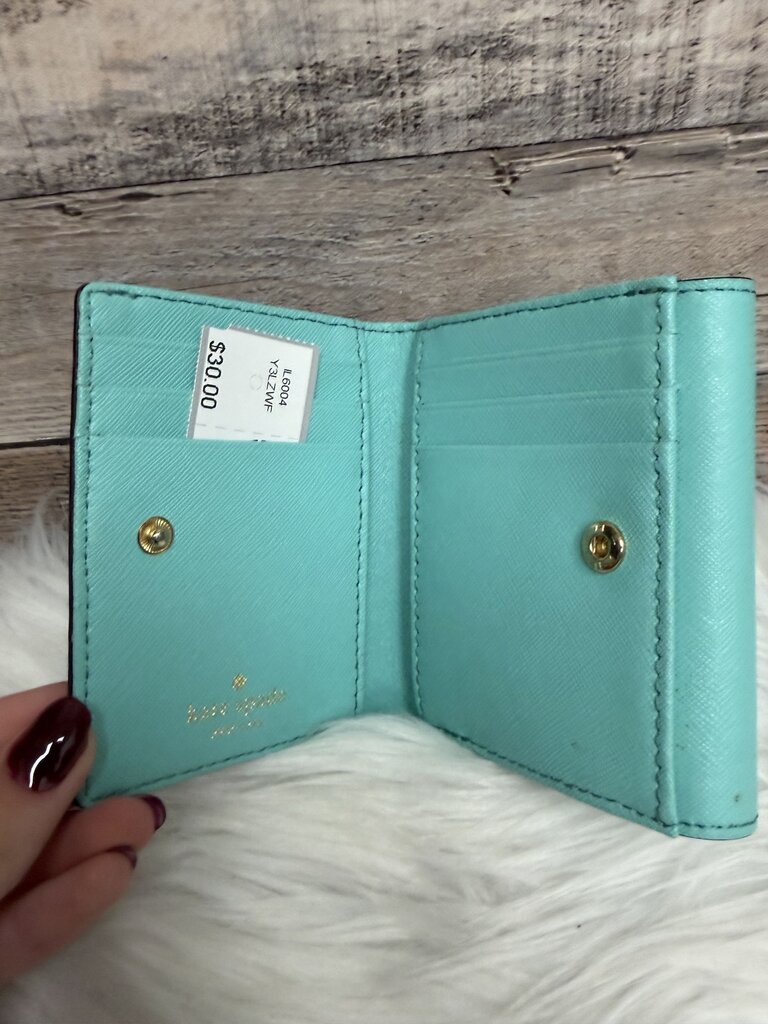 Kate SpadeTeal Leather Small Wallet