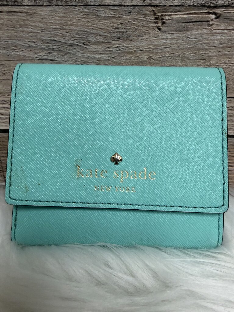 Kate SpadeTeal Leather Small Wallet