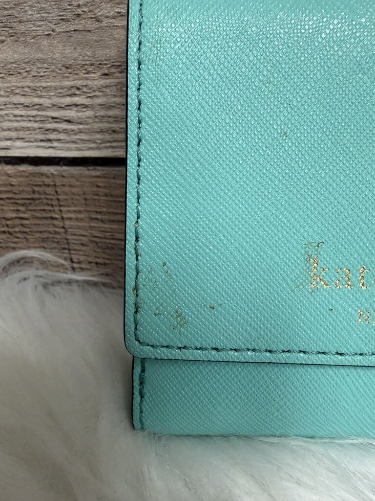 Kate SpadeTeal Leather Small Wallet