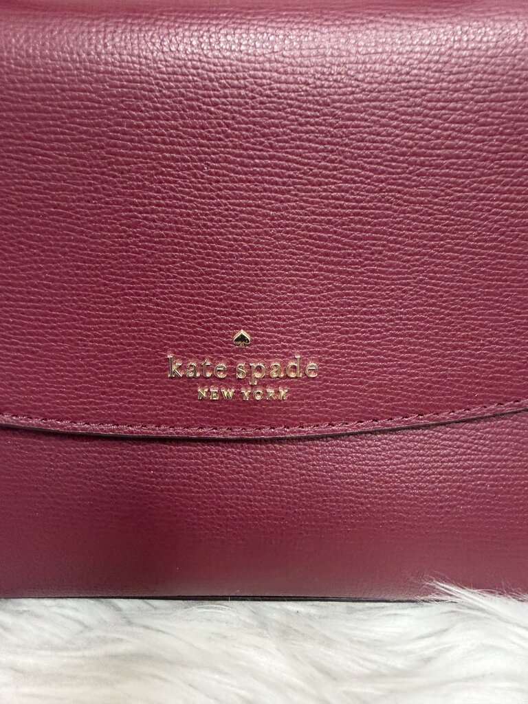 Kate Spade Maroon Leather Top Handle Satchel