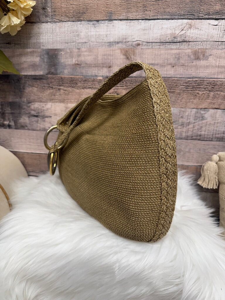 Eric Javits Woven Straw Hobo Shoulder Bag
