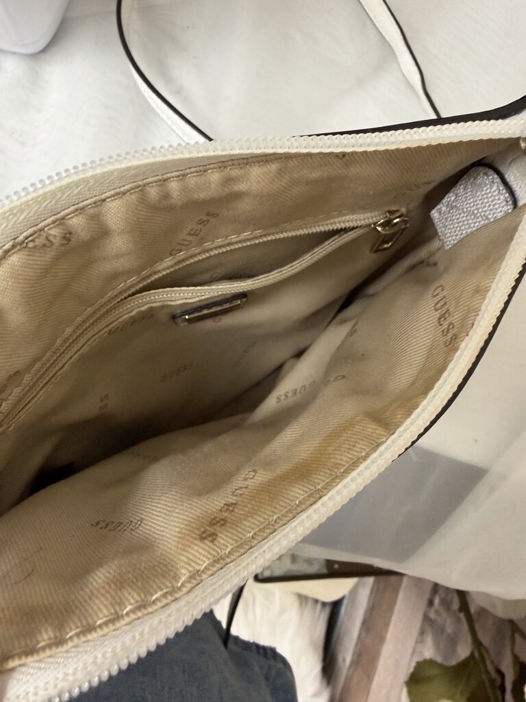 Guess Studded Floral Print Crossbody Bag