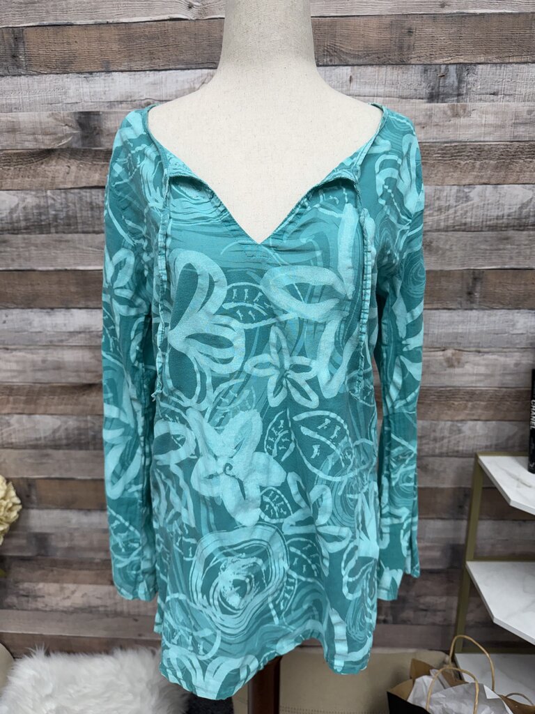 Fresh Produce Tropical Floral Print Long Sleeve
