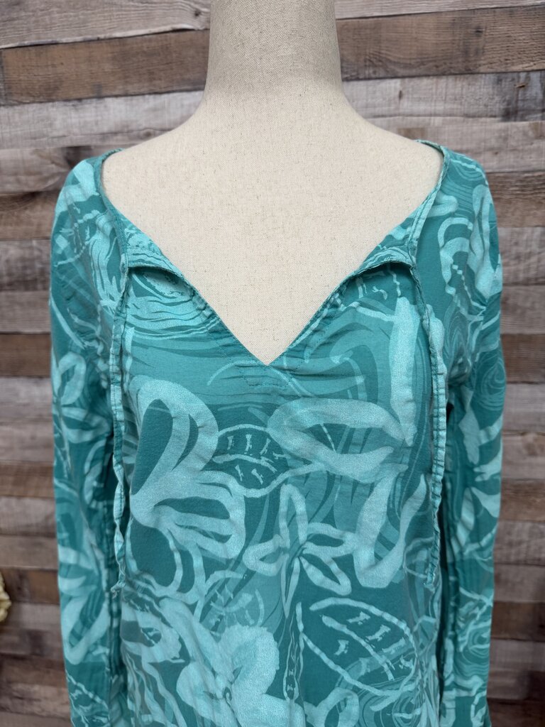 Fresh Produce Tropical Floral Print Long Sleeve