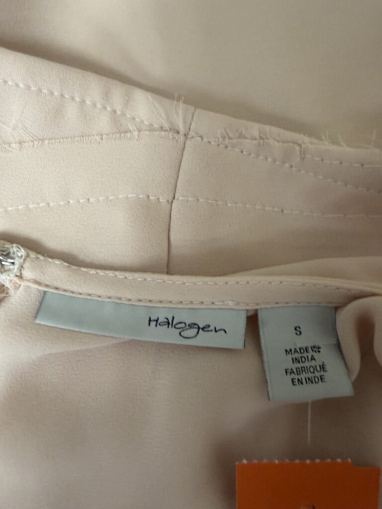 Halogen Brand Pink Tiered Ruffle Tank Top