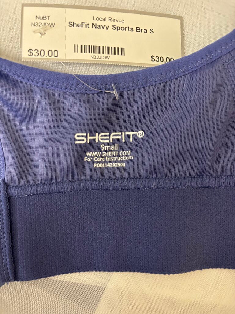 SheFit Navy Sports Bra