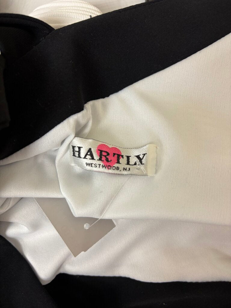 Hartly Black & White Color Block Spandex Dress