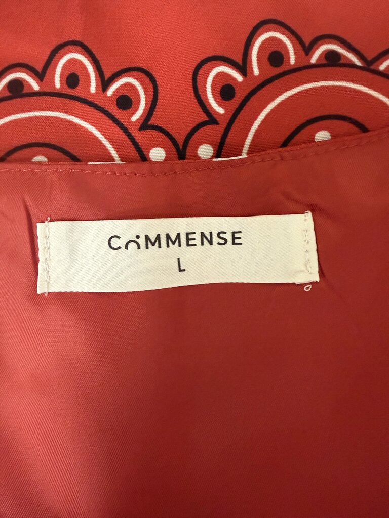 COMMENSE Red Bandanna Print Vest Top